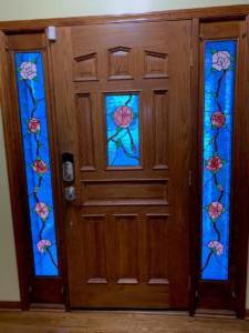  Floral sidelights $895 / Door panel $195